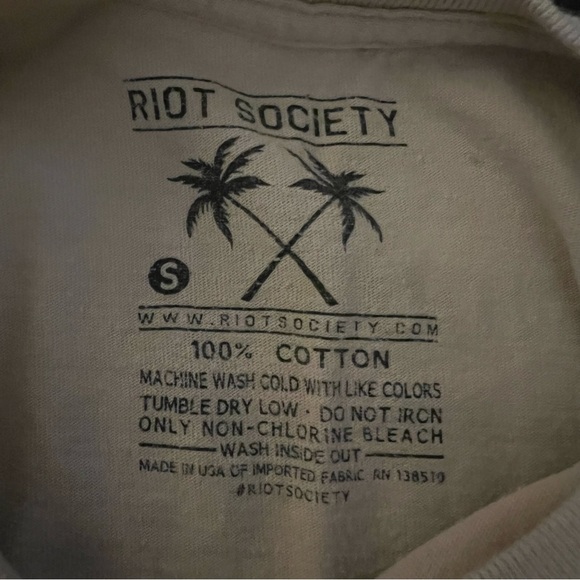 Woody’s Fight Club Graphic T-Shirt Men’s Small Beige Crew Neck Short Sleeve - Picture 4 of 8